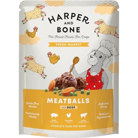 Harper & Bone Dog Cibo umido per cani adulti Confezione da 300 g - Fresh Market 300 g