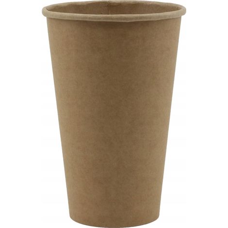Gobelets en papier kraft 180 ml, lot de 100 (1/5)