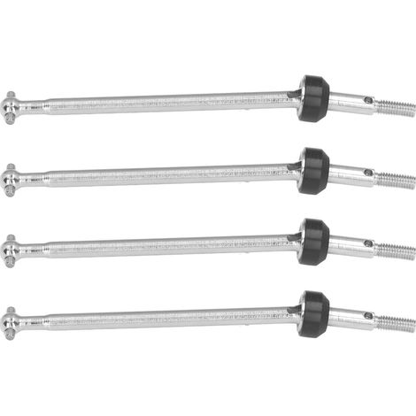 4 axes arbre de transmission CVD avant RC pour voiture Wltoys 1/10, acier brillant antirouille, pièce de rechange (1/5)