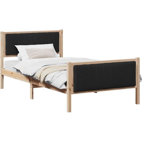 Maison Exclusive - Struttura del Letto con testiera Marrone e nero 100 x 200 cm