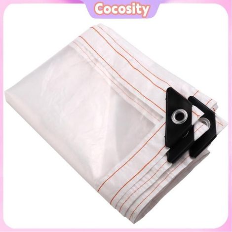 Cocosity bâche de couverture Bâche de pluie transparente en PE épaissie pour plantes de jardin, couverture d'abri contre la jardin (1/5)