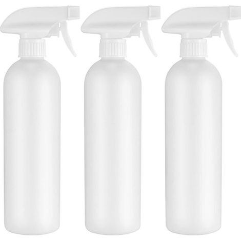 Juego de 3 botellas pulverizadoras multifuncionales de 500 ml: ideales para el hogar, el jardín, la limpieza y el riego. (1/5)