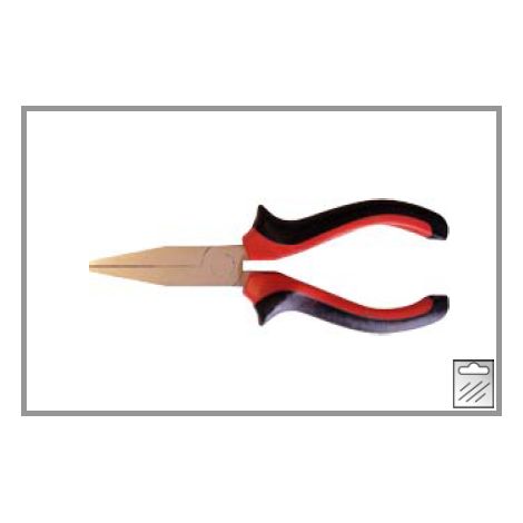 MASIDEF-CONMETALL PINZA A BECCHI PIATTIMANICI IN BIMATERIALE ROSSO/NERO MM160