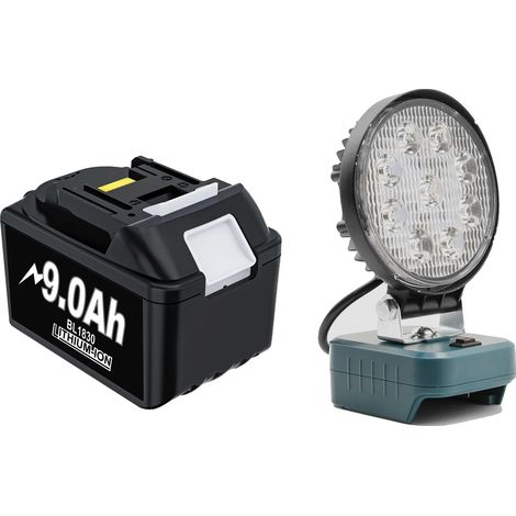 Batteria di ricambio, agli ioni di litio da 6000 mAh, ampia compatibilità, pacco batteria da 9,0 Ah (1/2)