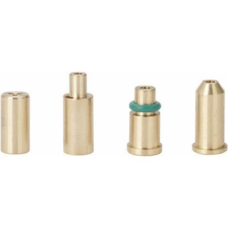 Adaptateur de recharge de gaz 4 en 1 pour briquet Jaune/Rouge/Vert/Bleu Caps DL (1/5)