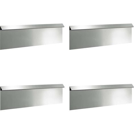 Clôture à escargots 4 pcs Argent 100 x 3,5 x 25 cm CFW720724 (1/5)