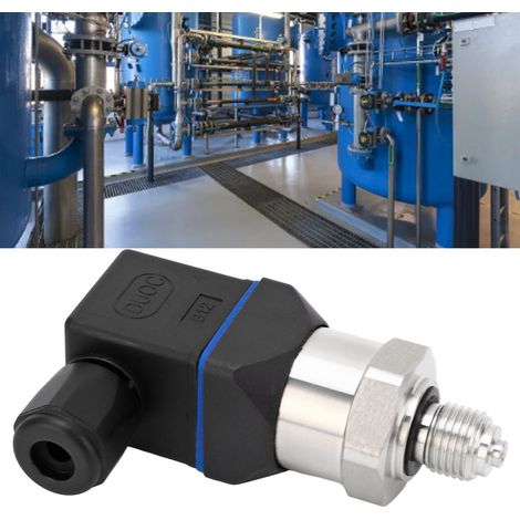 Transmetteur de pression haute précision avec connecteur Hirschmann, capteur de pression en acier inoxydable 0,5-4,5 V, filetage G1/4, compatible avec l'huile, le carburant, l'air et l'eau. (1/5)
