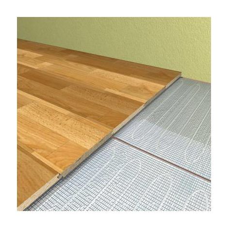 Trame chauffante électrique 80 W/m² pour pose sous parquet flottant – Aluminium – 12 m² – Prêt à poser, sans entretien – Sud Rayonnement