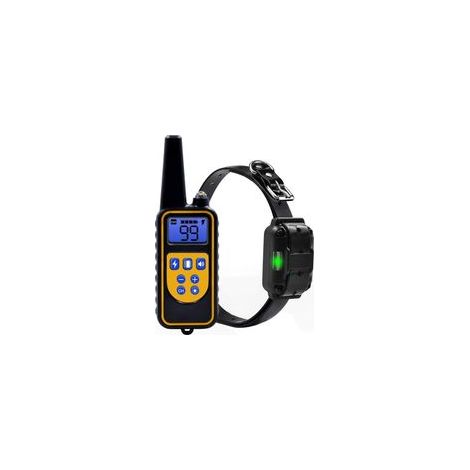 Halsband für Hundetraining 800 Meter Anti-Bell-Halsband mit kontrollierter Vibration und Tonstimulation wasserdichtes wiederaufladbares Hundetrainingshalsband H492 (1/5)