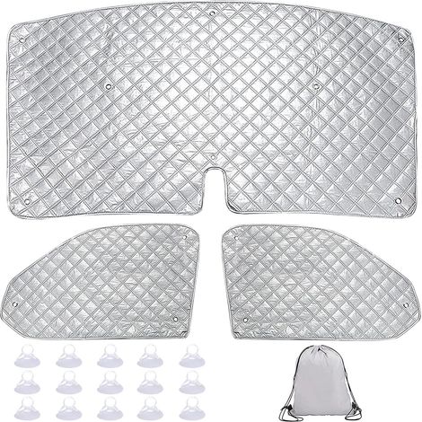 Pare-soleil avant de voiture pour Fiat Ducato, protection solaire, pare-brise, ensemble de fenêtre thermique, tapis thermique intérieur pour cabine de conducteur, protection de contrôle de la (1/5)