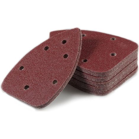 Lot de 30 feuilles de papier de verre pour ponceuse à souris 60 trous Grain 60 (1/5)