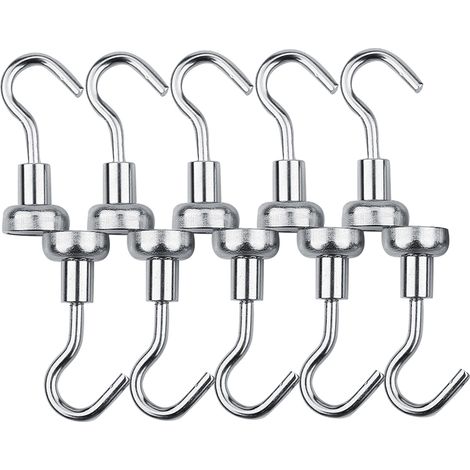 10 starke 10-mm-Magnethaken für die Organisation im Innenbereich, robuste Aufhängevorrichtung