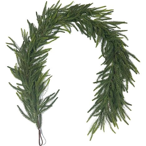 Guirlande de sapin artificiel réaliste, décoration de Noël pour intérieur et extérieur, 270 cm (1/5)