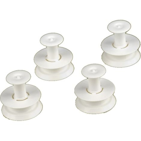 Whirlpool - ruedas lavavajillas adg 952 orig juego por 4 piezas - 481252888113 - 8058331122733
