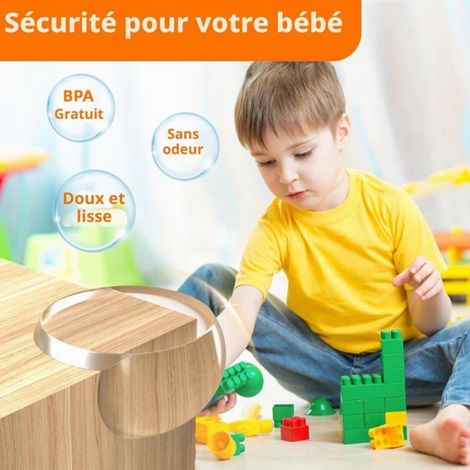 Protège Coins Table Bébé - Lot de 12 - PVC Transparent Souple - Adhésion Forte Sécurité - Maison Crèche École - Mixte CASSETTE VHS (1/5)