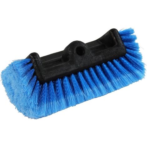 Brosse de Lavage Voiture Douce, 25 cm, Poils Souples pour Carrosserie Délicate, Outil de Nettoyage Auto Bleu
