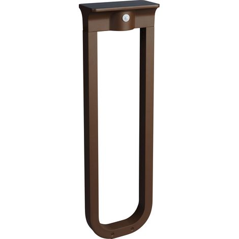 Borne KHEPRI SOLAR 80cm havane 3000K 600lm 4W IP65 - EUROPOLE - 68110
