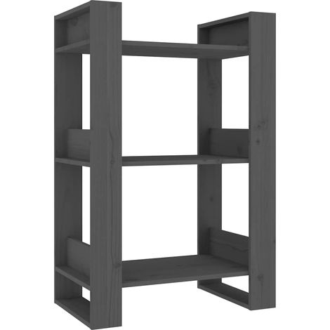 Maison Exclusive - Estantería/divisor de espacios madera pino gri (1/5)