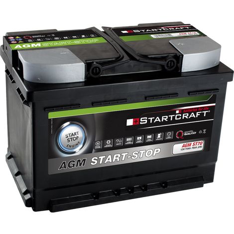 Starterbatterie 12V/70Ah Kaltstart A (EN-Norm): 760