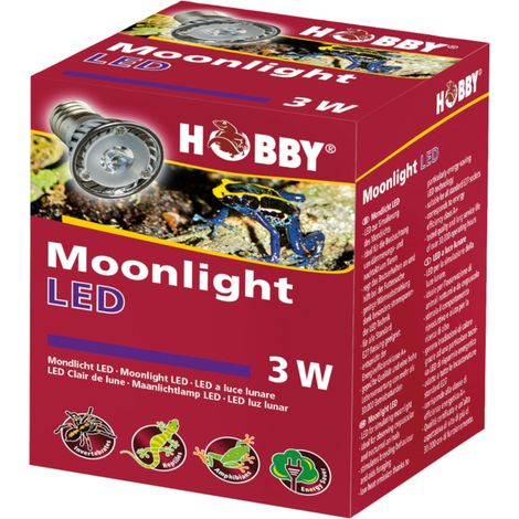 Hobby Moonlight LED, Mondlicht Strahler für Terrarien - 3W (1/3)