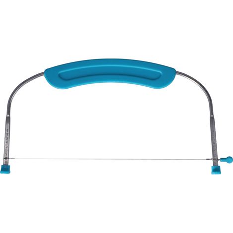 Niveleuse à gâteau en acier inoxydable 304, coupe-gâteau à fil réglable avec poignée et graduation, outil de pâtisserie DIY pour la cuisine (29449) Niveleuse à gâteau saphir (1/5)