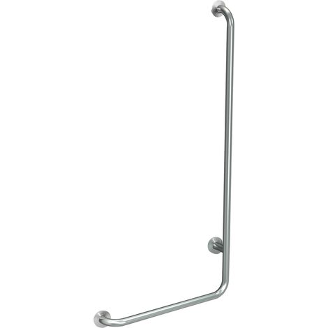 KWC AR Winkelgriff, CONTINA, Edelstahl,  Winkel 90 Grad, Ausf. li, 678x1328x82 mm