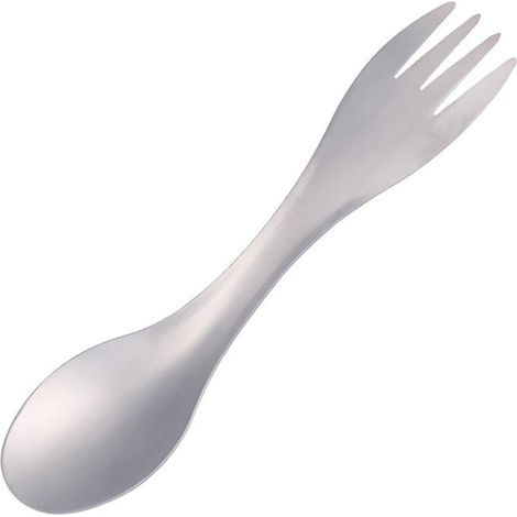 Multifunctional 2-in-1 picnic spoon, smooth, practical and portable, camping fork for outdoor activities (1/5)
