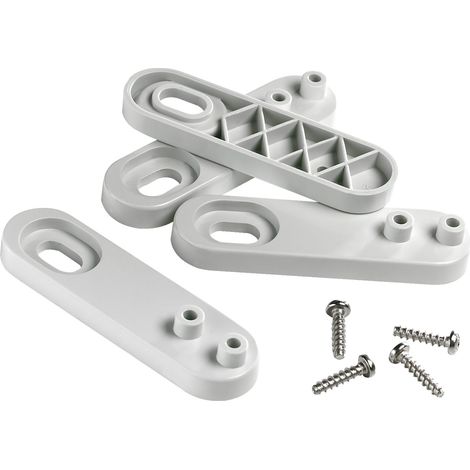 Merlin Gerin 13935 - 4 x Pattes de Fixation Murale - Kaedra - gris (1/2)