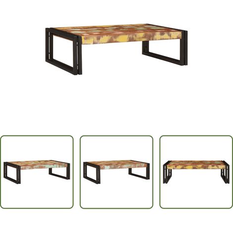 Badregal - Badregal mit Regal Mehrfarbig 80 x 50 x 23 cm Massives Altholz (1/5)