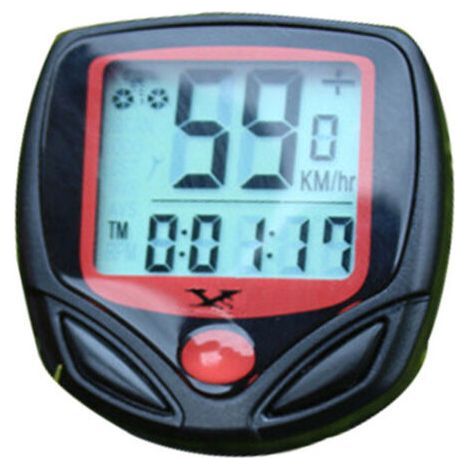 1 Stück wasserdichter, kabelgebundener digitaler Fahrradtacho mit Kilometerzähler und Codetabelle (1/5)