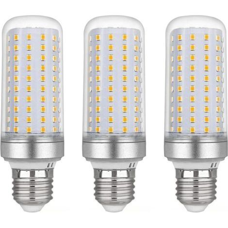 Ampoule Led E27 Maïs 20w, AC220V, 2200LM Blanc Chaud 3000K, Non Dimmable, 200W Ampoule Halogène Équivalent, Ampoule Maïs Led pour Lustres, Plafonniers, Lampes de Table et Lampadaires, (1/3)