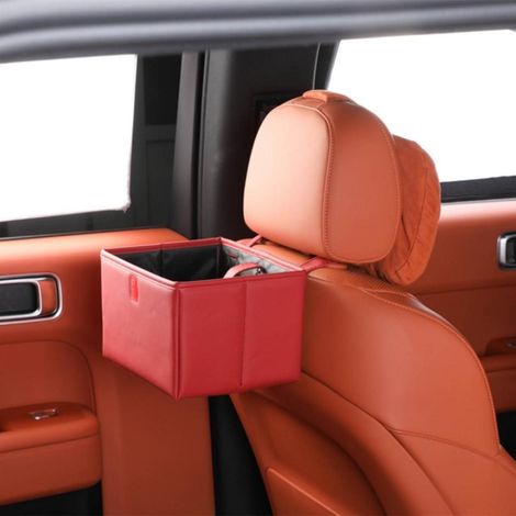 Poubelle de voiture pliable et étanche, organisateur multifonction pour SUV, camion, voyage (1/5)