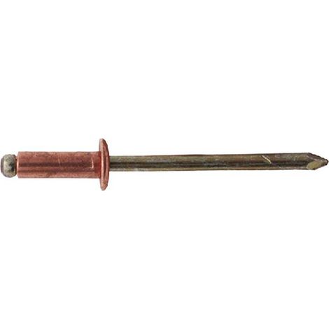 RIVETTO A STRAPPO 'RAME' 3,0 x 7 cf. 100 pz