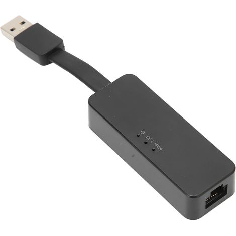 Adaptateur USB 3.0 vers RJ45 2.5 Gigabit pour PC, connexion filaire stable pour jeux et bureau