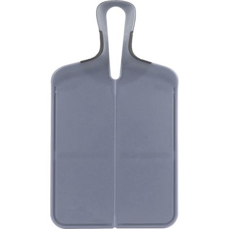 Planche à découper en plastique souple gris, pliable (1/4)