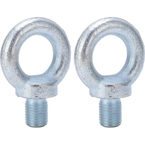 boulons à œil de levage en acier au carbone galvanisé, boulons à œil à filetage profond M22 (1/5)