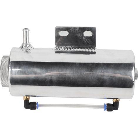Réservoir de liquide de refroidissement à débordement en alliage d'aluminium de 500ML, réservoir de refroidissement pour radiateur, prise d'eau (1/5)