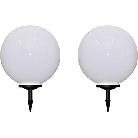 vidaXL Outdoor Pathway Lamps 2 pcs LED 50 cm with Ground Spike