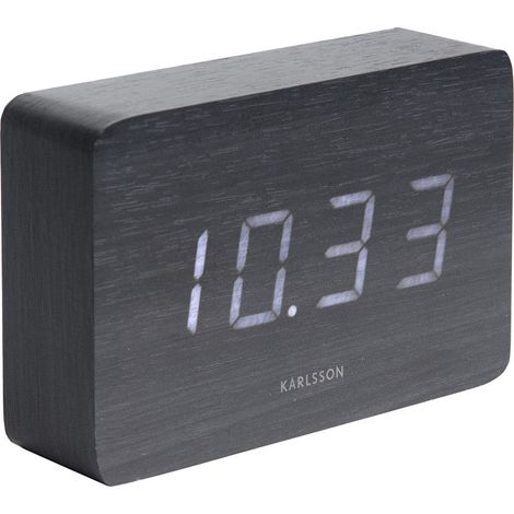 Réveil rectangulaire en bois Square (1/3)