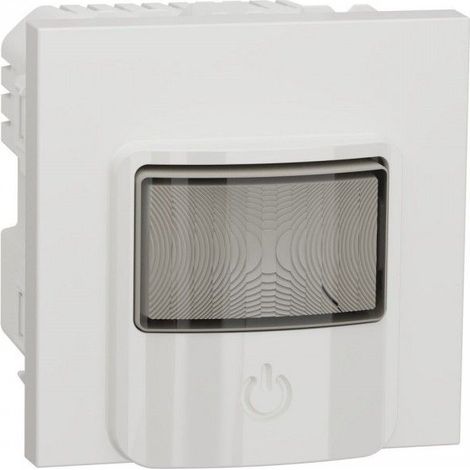 Sensor de movimiento con LED pulsador universal blanco SCHNEIDER NU352718