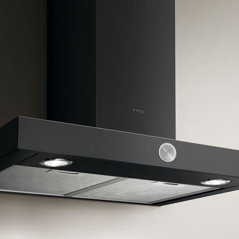 Elica Shire BK/A/60. Tipo di estrazione: Aspirante, Emissione acustica: 60 dB, Distanza minima dal piano cottura elettrico: 55 cm. Tipo: Cappa aspirante a parete, Colore del prodotto:... - PRF0097782A (1/4)