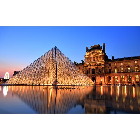 Affiche pyramide du louvre - 60x40cm - made in France (1/5)