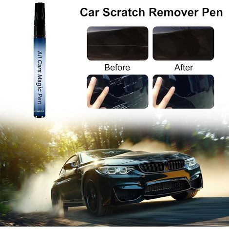 Stylo Anti Rayure Voiture,Stylos Peinture Voiture,Anti Rayures Voitures Carrosserie Stylo pour la Réparation des Rayures Sur la Peinture Automobile,Compatible Toutes Couleurs,1 PC (1/5)