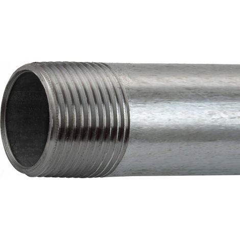 Tubo di prolunga, raccordo, acciaio zincato, filettato, 1/2” 5 cm 50 mm GZxGZ