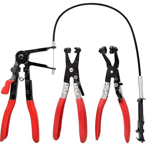 3 Pinces pour colliers de serrage, avec ressort métallique longue portée, pour radiateur de liquide de refroidissement automobile (1/5)