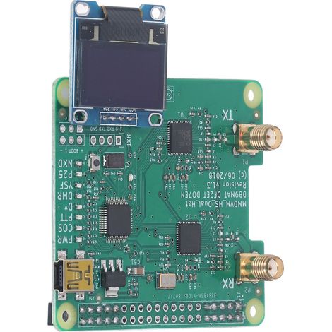 Module Hotspot USB sans fil multi-mode Raspberry Pi carte d'extension MMDVM passerelle radio numérique DMR P25 YSF DSTAR double répéteur avec écran (1/5)