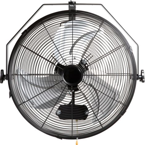 Mophorn 57 cm oszillierender Wandventilator – 4150 CFM, 3 Geschwindigkeiten, wasserdicht, schwarz – ideal für Lager, Gewächshaus, Werkstatt, Terrasse, gewerbliche und private Kühlung (1/5)