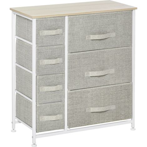 PLACARD STYLE SCANDINAVE MODERNE FONCTIONNEL STEEL LIGHT GREY 63.50 X 30.00 X 71.00 CM (1/4)