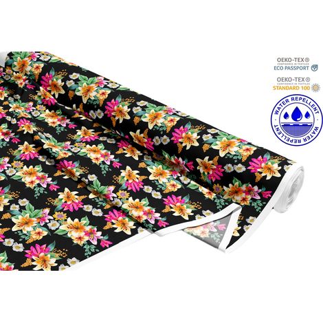 TESSUTI DECORATIVI PER ESTERNI OXFORD - Motivo Bouquet di Gigli I DR086 (1/5)