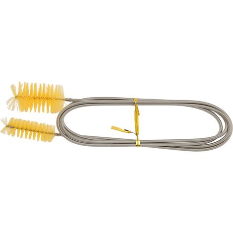 Brosse de tuyau de filtre d'aquarium, nettoyeur de tuyau Flexible à Double extrémité pliable pour réservoirs de poissons, pompes et tuyaux jaunes (1/5)